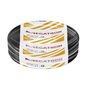 Cabo Flexível Megatron 10MMx100M Rolo 750V Preto