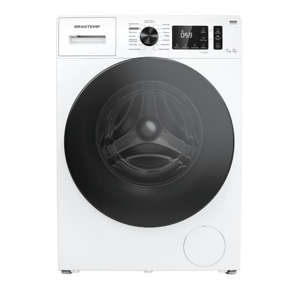 Lava e Seca Brastemp Branca 11Kg\ 6Kg, BNO11AB - 220 Volts