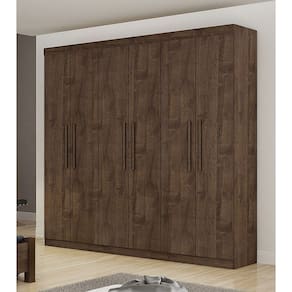Guarda Roupa Casal 6 Portas 4 Gavetas - Belém-Canion - Star Móveis