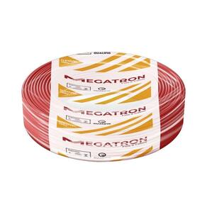Cabo Flexível Megatron 10MMx100M Rolo 750V Vermelho