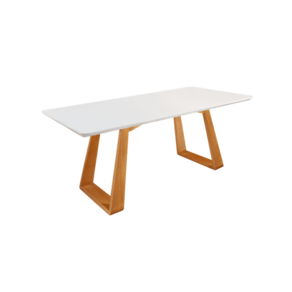 Mesa de Jantar com Vidro Moderna Dallas-1,80 Star Móveis