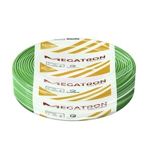 Cabo Flexível Megatron 10MMx100M Rolo 750V Verde