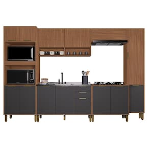 Cozinha Modulada Toronto 6 Peças com Torre Quente 2 Fornos - Indékes