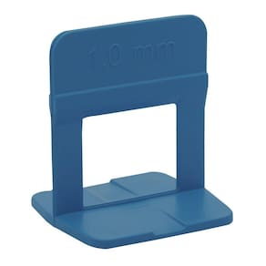Espaçador Nivelador Cortag Eco Azul 1mm - Embalagem com 500 Unidades