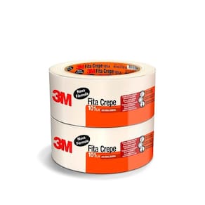 Fita Crepe 3m 101 LA Uso Geral Alta Resistência 48mm x 50m Embalagem c/ 2 unidades