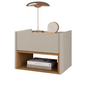 Mesa de Cabeceira Quarto Florença Suspensa com 1 Gaveta