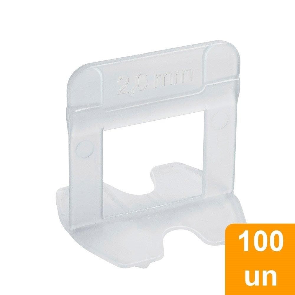 Espaçador Nivelador Cortag Smart 2mm - Embalagem com 100 Unidades