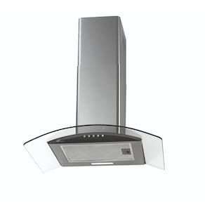 Coifa de Parede 60cm Fischer Fit Vidro Curvo com Função Depurador e Exaustor Inox 220V