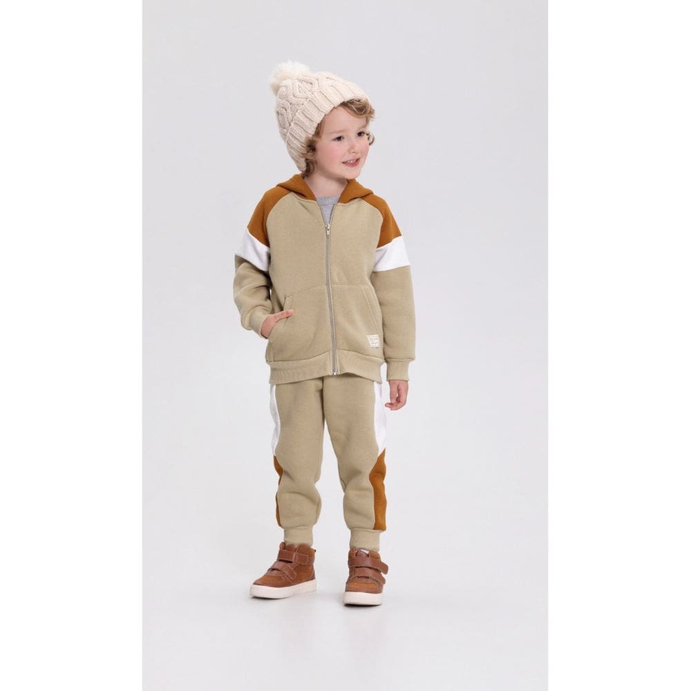 Conjunto Menino Moletom Capri New Wave Alakazoo Ref 65253