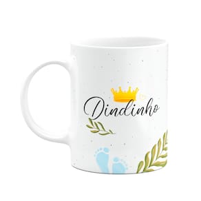 Caneca de Dindos - Dindinho - 325ml - Branca