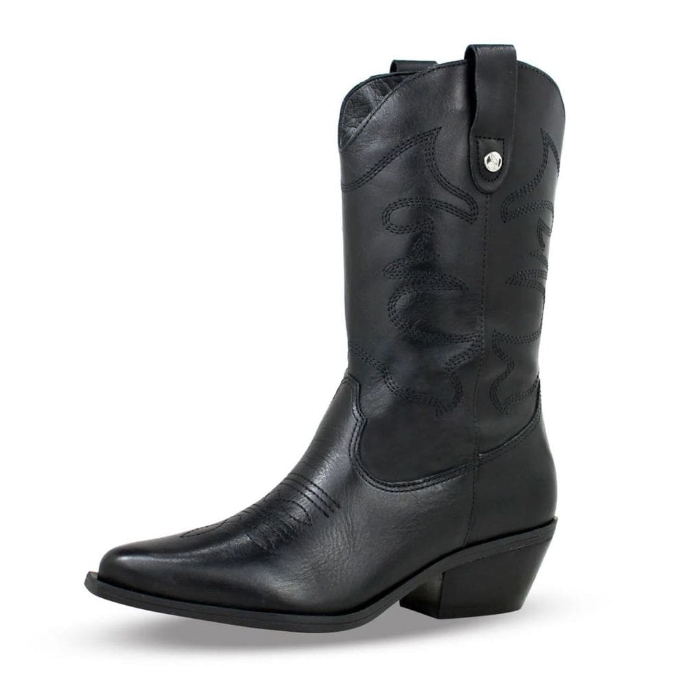 Bota Feminino Country Couro Estilo Estabilidade Bottero
