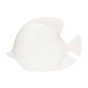 Escultura Em Poliresina Peixe 21x25x7cm 19316 Mart