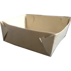 Embalagem mini hambuguer 7x7x3 cm 250 un. Liso s/imp. Kraft