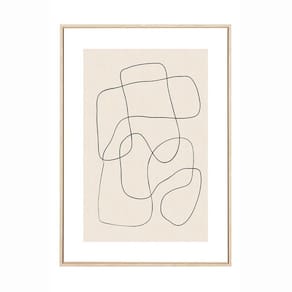 Quadro Minimalista Em Canvas 13575-2 70x50x3cm Tela Mart