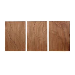 Quadro Em Madeira 18912 Kit C/3pçs 70x 50x2,5cm Mart
