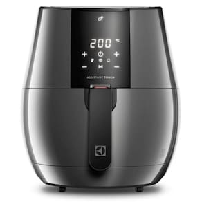 Air Fryer Fritadeira Eletrica 1400W Electrolux 3.2L Painel Digital Luxx Black 220V