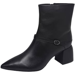 Bota Feminina Salto Bloco Moderna Elegante Conforto Bottero