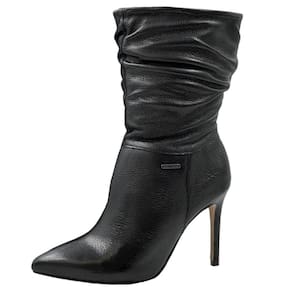 Bota Feminina Salto Fino Elegante Conforto Couro Bottero