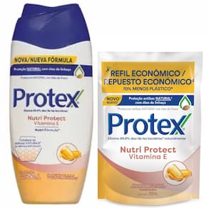 Sabonete Líquido Protex Glicerina + Vitamina E + Refil