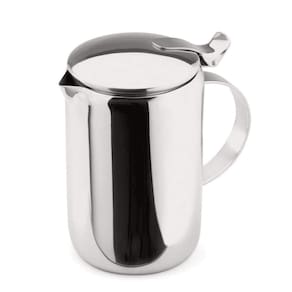 Bule em Aço Inox Jarra Com Alça e Tampa 950ml Leite Café
