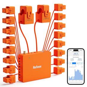 Monitor de energia doméstica inteligente Refoss EM16 suporta assistente doméstico