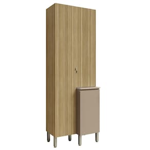 Paneleiro de Cozinha 3 Portas Minsk Vanilla/Freijó Z06 - Mpozenato