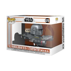 Funko Pop! Pilote o Super Deluxe The Mandalorian em N-1 Starfighter