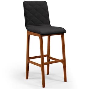 Banqueta Alta Para Cozinha Zoe B04 Chumbo