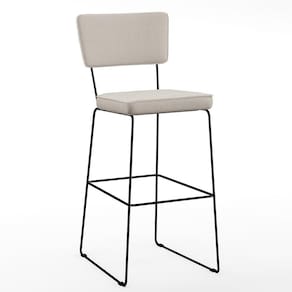 Banqueta Alta Para Cozinha Allana L02 Cru