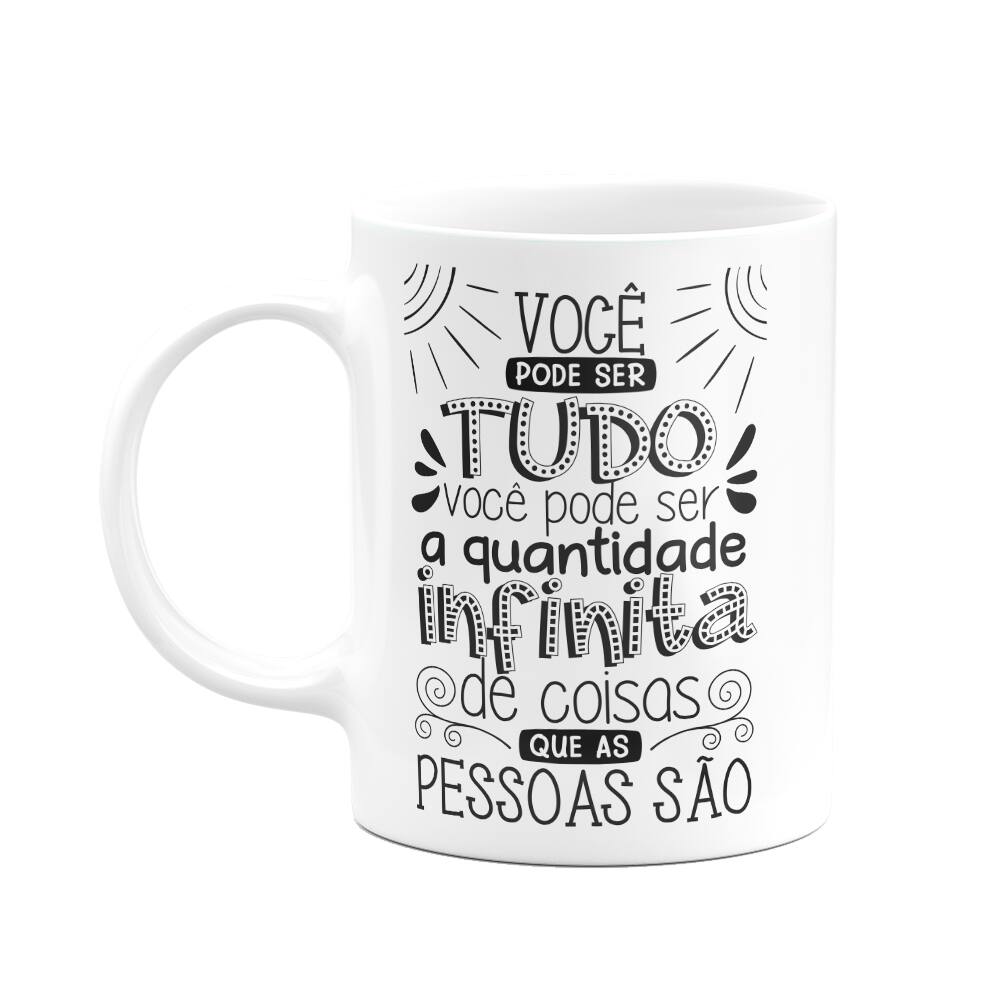 Caneca Motivação - Você pode tudo - 325ml
