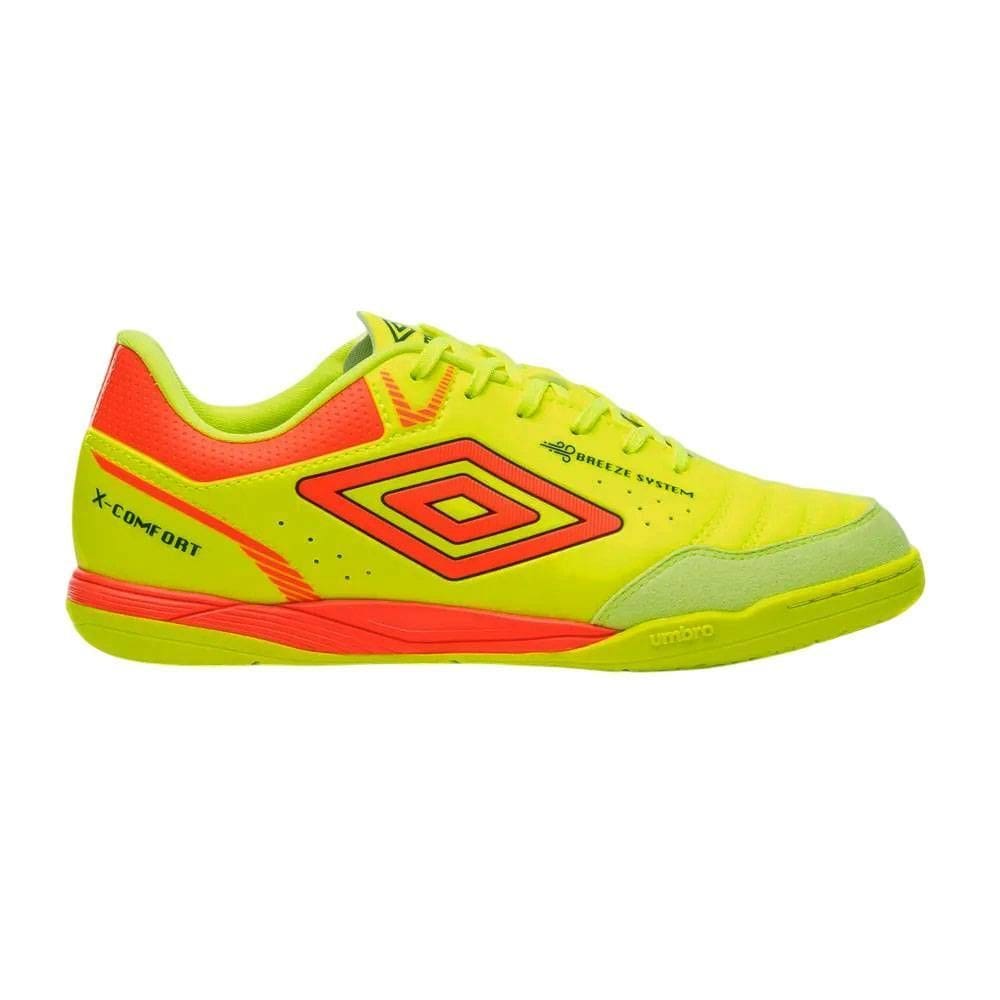 Chuteira Futsal X-Comfort U01fb00220-601 - Amarelo/Laranja 40