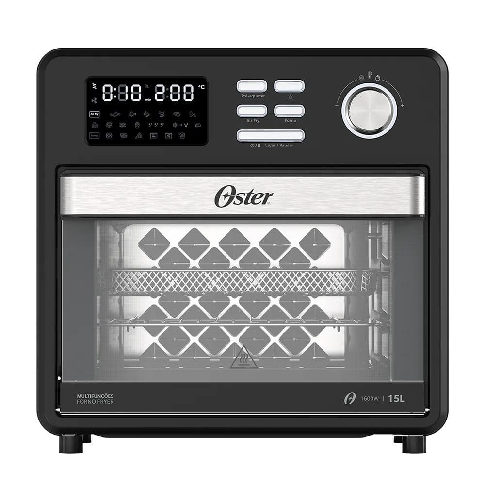 Forno e Airfryer Multifunções 10 em 1 15L 1600W 220V