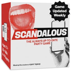Jogo de cartas OFF TOPIC Scandalous para adultos com atualizações semanais