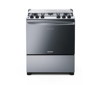 Fogão A Gás Brastemp 5 Bocas Inox BFS5NCRUNABivolt