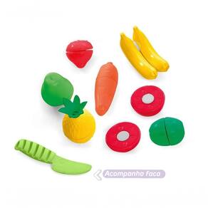 Kit Verdurinhas E Frutinhas Nutri Feirinha - Ta Te Ti
