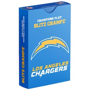 Jogo de cartas de futebol Blitz Champz Los Angeles Chargers NFL