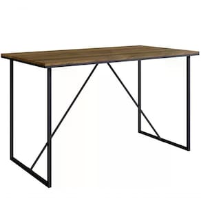 Mesa Office Sw006 Preto Noce Oro Pp Preto Noce Oro