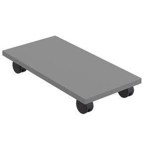 Suporte Para Cpu Com Rodízios Cyber L03 Cinza