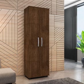 Armário Multiuso Com 2 Portas Floriano Malbec