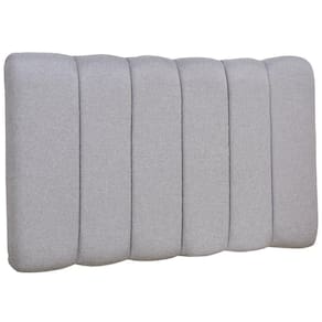 Cabeceira Solteiro 100cm Dubai W01 Cinza Escuro