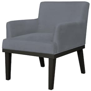 Poltrona Beatriz Suede Cinza
