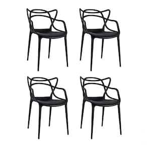 Conjunto Com 4 Cadeira Allegra Solna Masters Sala Jantar