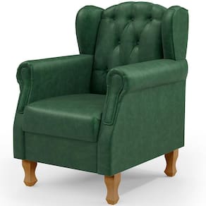 Poltrona Para Sala De Estar Yara P02 Facto Verde Musgo