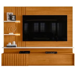 Home Para Tvs 65 Ripado Milão Cinamomo Off White