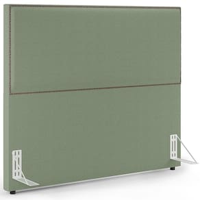 Cabeceira Cama Box Casal Com Tachas 140 Cm Vicenza L02 Bouclê Oliva