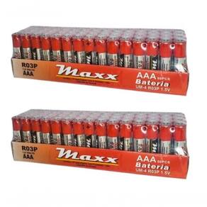 Pilha Zinco-Carbono AAA Tubo Com 60 Unidades - FX-3AZ