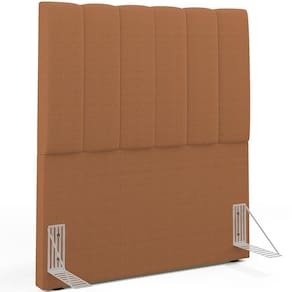 Cabeceira Cama Box Solteiro 100 Cm Dália W01 Bouclê Terracota