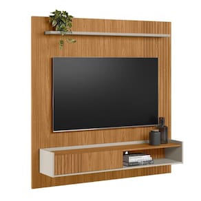 Painel Para Tv De 65 Polegadas Frisado Vigo Nature Off-white