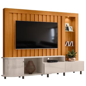 Home Para Tv`s 70 Polegadas Stamford Cinamomo Off White