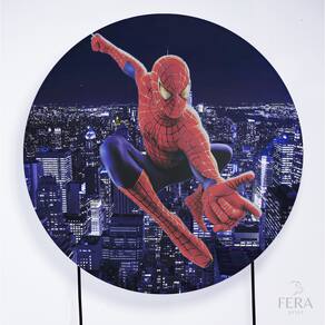 Painel Decorativo para Festa 1,30x1,30 metros Vesti Fácil com Elástico Vingadores - Fera Print